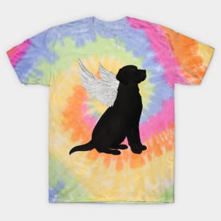 Black Labrador Retriever Guardian Angel T-Shirt